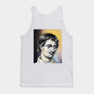 Giordano Bruno Yellow Portrait | Giordano Bruno Artwork 9 Tank Top